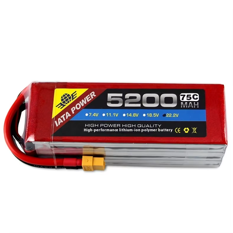5200mAh High Discharge Rate Lipo Battery 7.4V / 11.1V / 22.2V 75C Lipo Battery