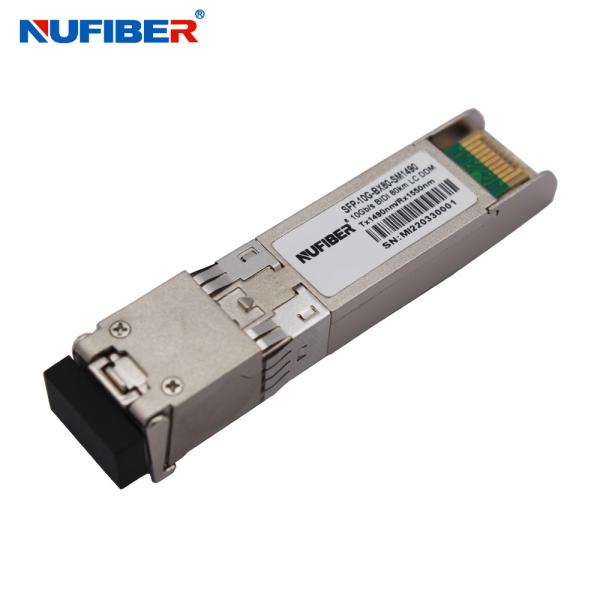 10G SFP+ Transceiver Duplex LC SM 80km Cisco Huawei HP Juniper CWDM 1590～1610nm
