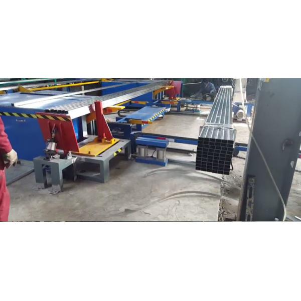 Круглый связывать машины упаковки трубы квадрата 15kw автоматический стальной штабелируя связывая