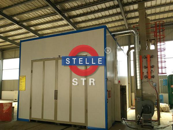 Larger Sandblasting Room / Shot Blasting Booth Car Paint Rust Removing