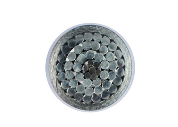 Silver Aerial 1KV 35KV Aluminum Conductor Alloy Reinforced