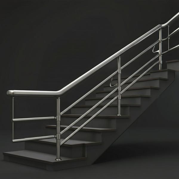 Impact-Resistant Stainless Steel Handrails for Heavy-Duty Use