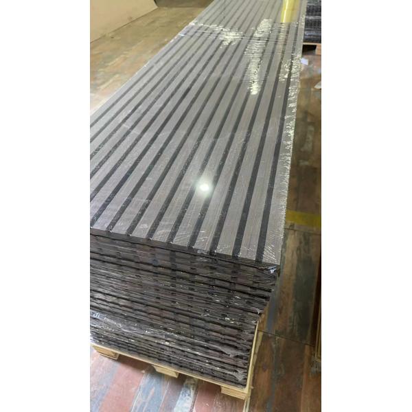 Factory Customizable Wood Acoustic Wall Panels PET with Wood Finish Decoration