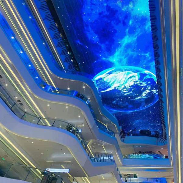 Écran à LED transparent par une paroi en verre à LED transparent ultra-mince