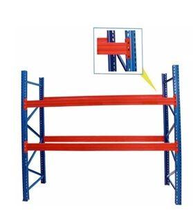 2 Tier Warehouse Storage Racks Medium Duty Retail Gondola Shelving