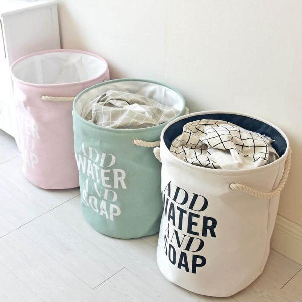 Big Capacity Dirty 760g Cloth Laundry Basket Waterproof Non Woven Oxford 40x50cm