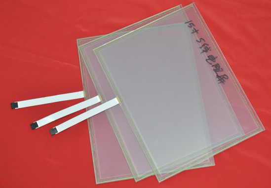 5W RTP 10.4“，12.1”，14.1“ 5Wire resistive  Touch Panel With anti-Glare and USB controller