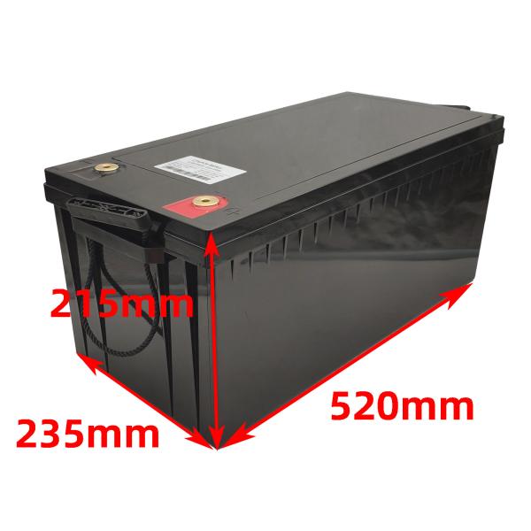 Lithium Lifepo4 Battery Pack 12V 200AH with Screw Terminal and 3000 Cycles for Solar RV Boat Motorhome