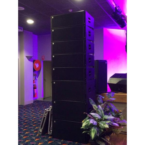 Self Powered Speaker System PA Cabinet Audio Line Array Loudspeakers