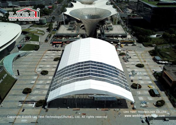 Customized Indoor Sport Event Tents / Clear Span 80m Aluminum Structure Tents