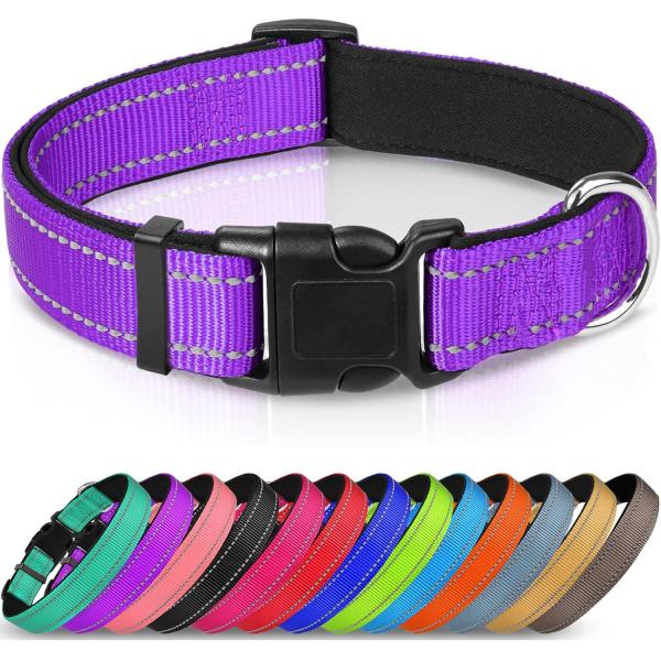 Adjustable Waterproof Flashing Light Up Dog Collar for Nighttime Walking Customized