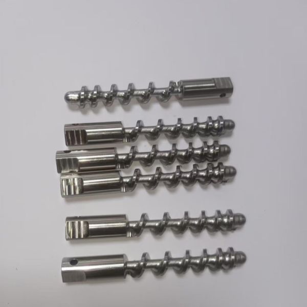 Machining Of 304 Stainless Steel CNC Milling Spiral Groove Drill Hole Opener