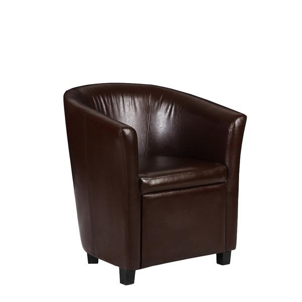 PU Leather China Arm Tub Chair