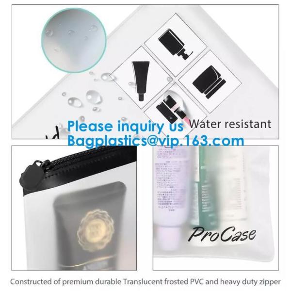 Cosmetic/ Makeup/ Toiletry Customized Beach Zipper Clear PVC Cosmetic Bag Travel Toiletry Wash Bath PVC Cosmetic Bag