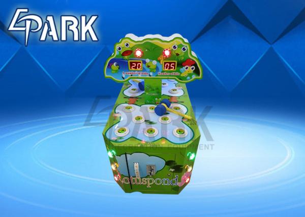 2 Player Kids Mouse Hammer Hitting Coin Operated Ticket Redemption Games 1 year Warranty