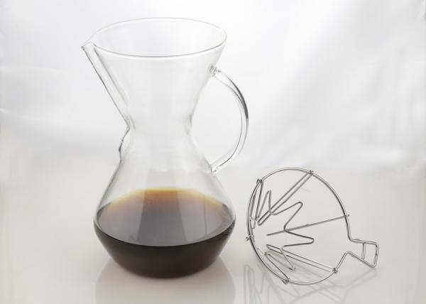 Pour Over Coffee Maker Suit Paper Filter Holder Stainless Steel Stand