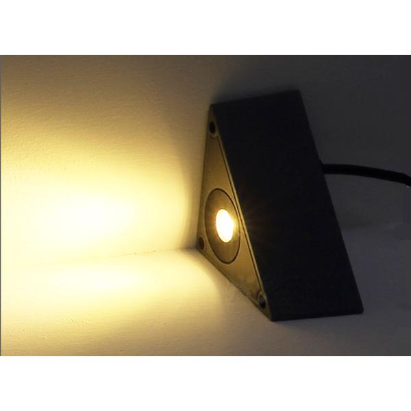 LED Triangle floor light embedded stairs step courtyard corner outdoor waterproof wall foot buried