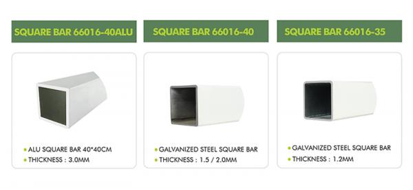 2mm Awning Roller Tube 78mm Aluminium Square Pipe Roller