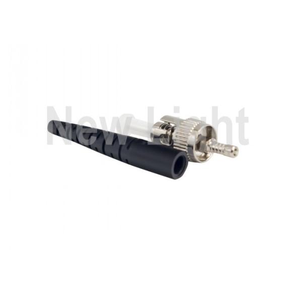 3.0mm Diameter Single Mode ST Connector with PC UPC Polishing for Fiber Optic Applications