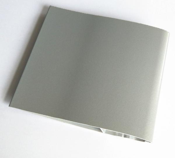 Silvery Powder Painted Exhaust Fan Blades / Aluminum Extrusion Profiles