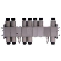 Valve d'écoulement de manifold de solénoïde hydraulique proportionnelle