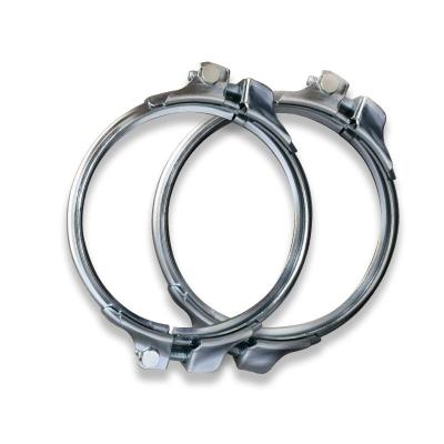Heavy Duty 2.0mm Galvanized Pipe Clamps Ventilation Release Quick  Ducting Metal Clamps