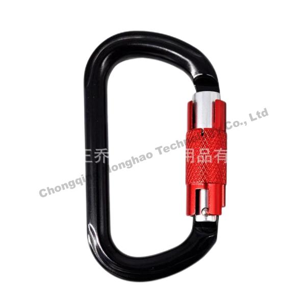 25KN O Shape Auto Lock Carabiner Hardware essencial para entusiastas de escalada ao ar livre