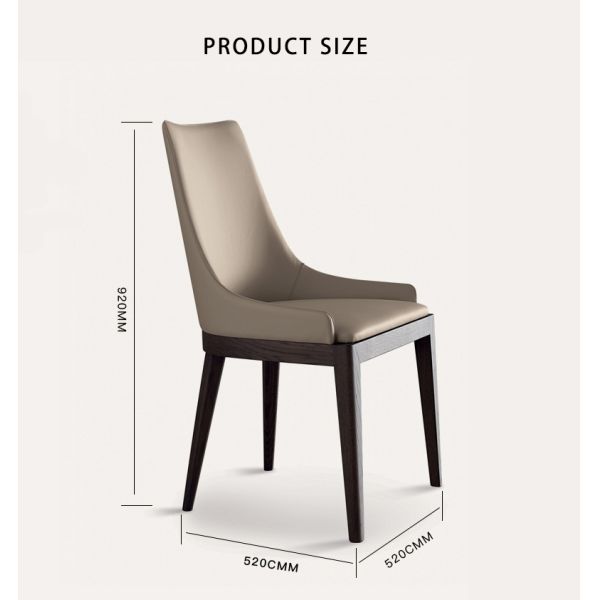High Back Dining Chairs Ash Solid Designer Restaurant Classic Top Grade Wood Hotel Chair