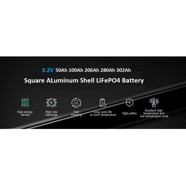3.2V перезаряжаемые глубокая батарея мотоцикла скутера батареи лития цикла 100ah 206ah 280ah 302ah lifepo4 электрическая