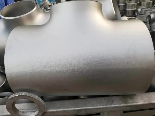 ASTM A815 WP410 Stainless Steel Fittings Heavy Wall Super Duplex Stainless Steel Tube Tee