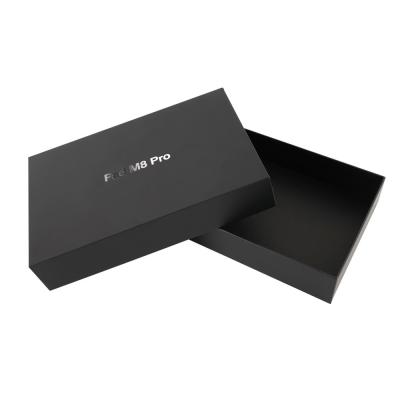 Embossed Logo Custom Cardboard Packaging Gift Box For T Shirt Hoodies Perfume Cosmetic