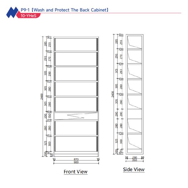 Gray Wooden Retail Merchandise Display Rack Shelves Glass Counter For Cosmetic Shop
