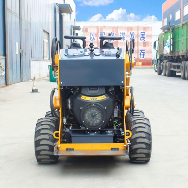 Versatile Mini Skid Steer Drive Loader with Crawler Tracks Efficient for Garden & Industrial Applications