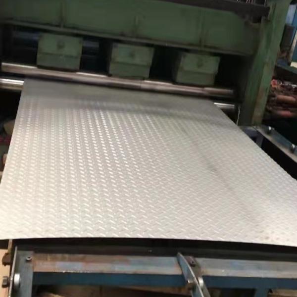 SUS316L Anti Slip Stainless Steel Plate ASTM JIS GN EN Stainless Checkered Plate