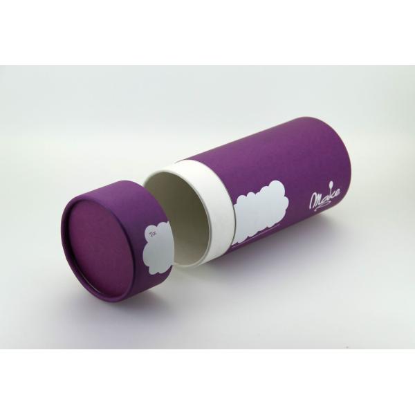 Purple Empty Paper Can Packaging for Promotional Gift Package and Tea