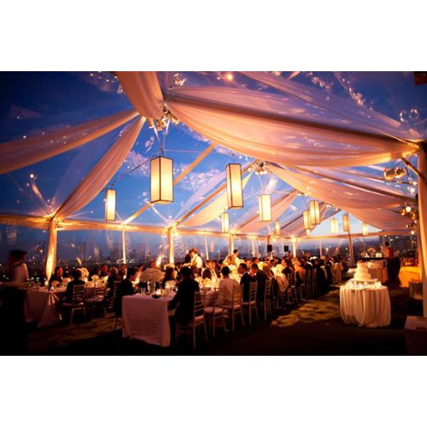Aluminum Structure Clear Tent Wedding Reception With Waterproof Pvc Cover For Outdoor