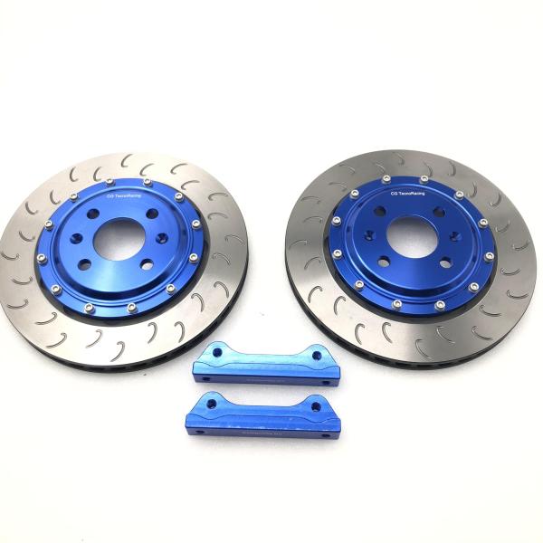 сплав голубой разбивочный колокол ротора тормозной шайбы литого железа 355x32mm