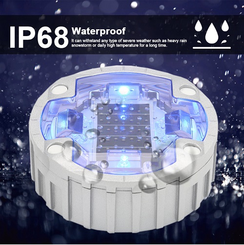 Waterproof Solar LED Road Stud Reflectors 2.5V Height 50mm ODM