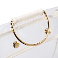 Fashionable Design Luxury PVC Handbag Purse, Organizer Dust Cover, Bag Protector, Magnetic Snap Closure