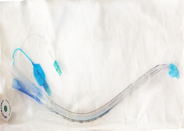 10 Fr Double Lumen Endotracheal Tube , Non Toxic Cuffed Tracheostomy Tube