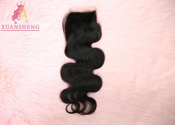 Peruvian 100% Virgin Human Hair Lace Front Closure 4*4 Body Wave Raw Hair