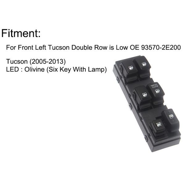 Car Hyundai Electric Window Switch , Window Switch Replacement Front Left
