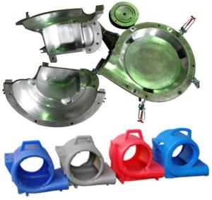 Custom Rotational Molding Aluminium Air Blower Casing UV and Solid and Fall