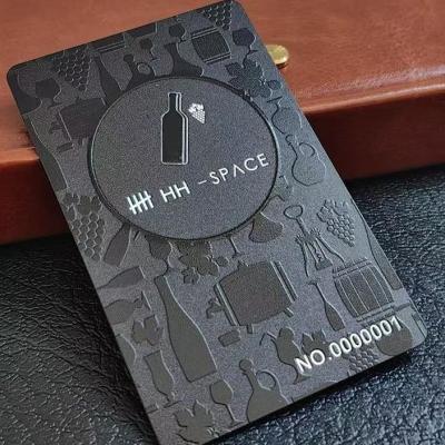 Embossing Printing Matte PVC Magnetic Stripe Contact IC RFID Cards Embossed Business Cards