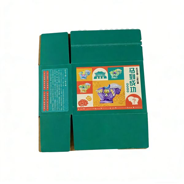 Custom Logo Tear Strip Zipper Seal Mystery Box with Matt Lamination for Secure Packaging