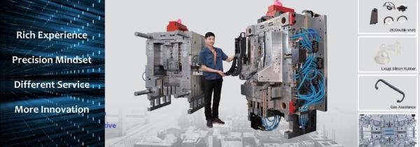 IATF Precision Plastic Injection Molding Automotive Parts 500000 Shots Mold Life