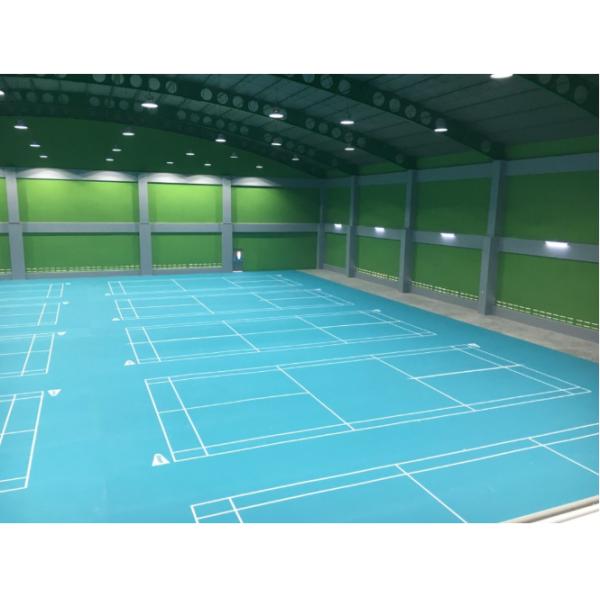 Indoor Synthetic Badminton Court Flooring Foam Elastic