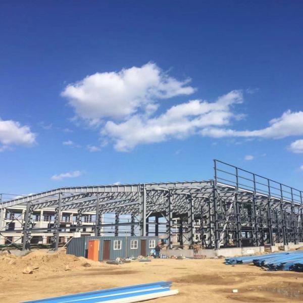 Heavy Duty Steel Structure Warehouse for Cement Plant Storage