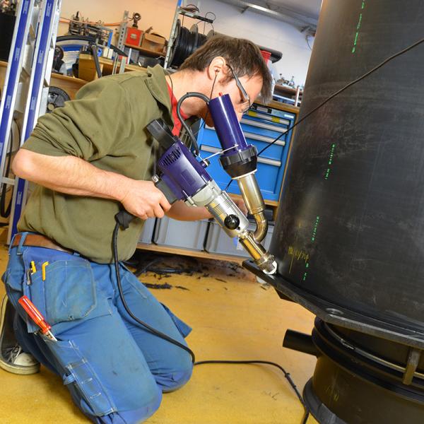 Штранг-прессования Hdpe ракеты -носителя EX2 WELDY оружие 3000W сподручного сваривая легкое работает