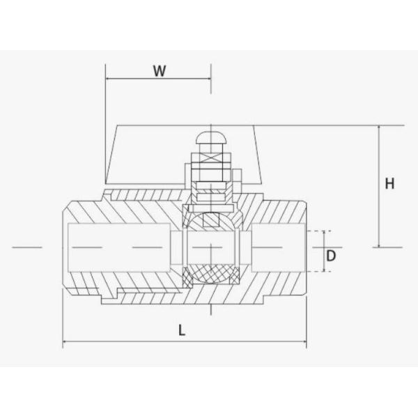 Производители Нержавеющая сталь Мини шаровой клапан с нитью настройки Запрос Образец